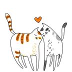 Liebenswerte Katzen