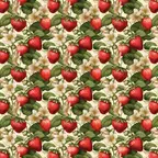 Blühende Erdbeeren